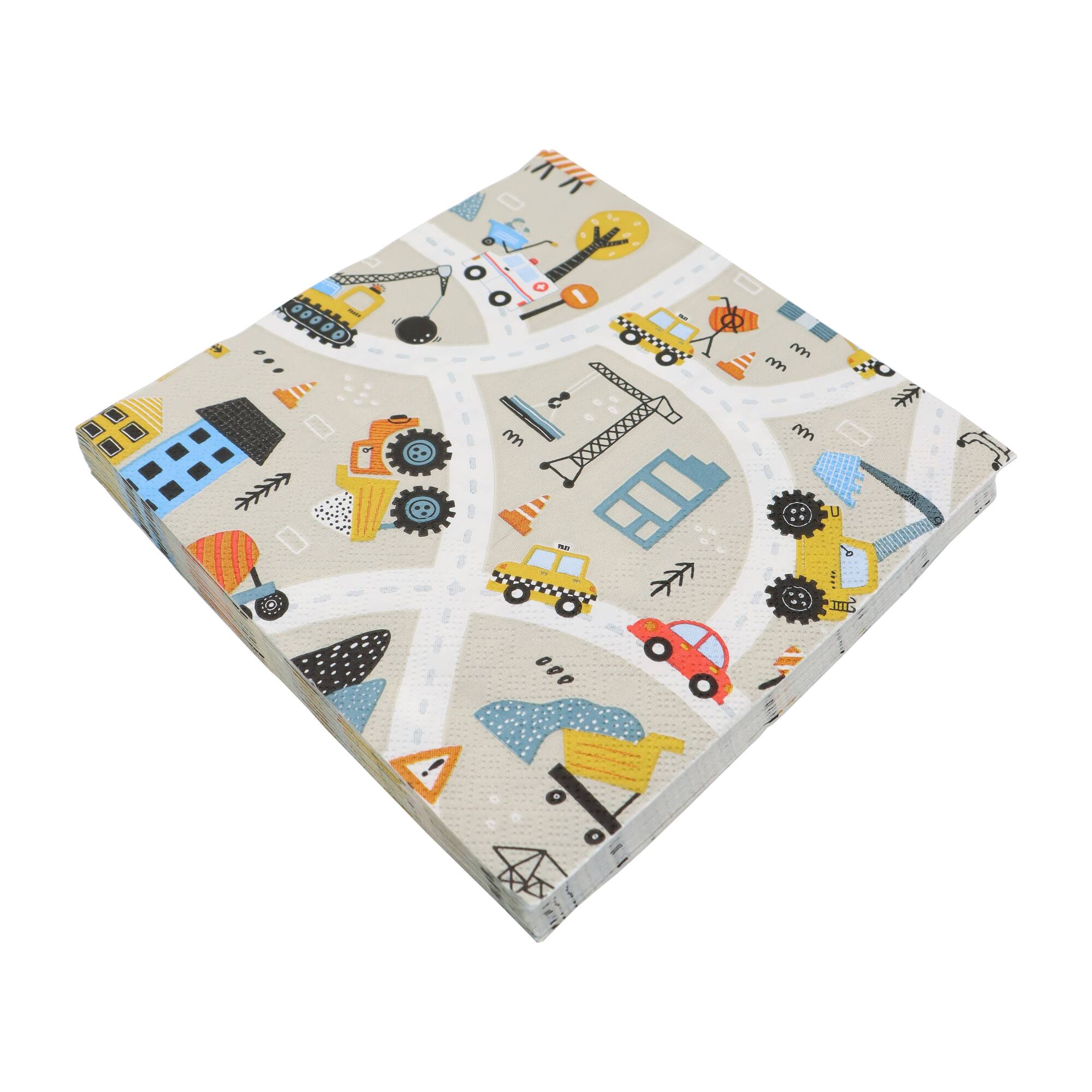12 Packs: 20 ct. (240 total) Construction Lunch Napkins by Celebrate It™